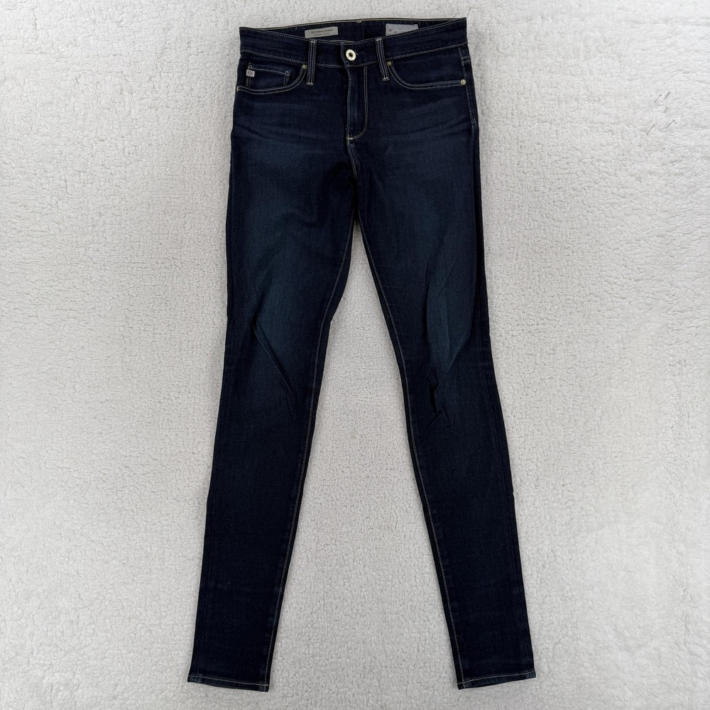 AG Adriano Goldschmied Farrah Skinny Jeans Womens 25R Blue Mid Rise Stretch USA